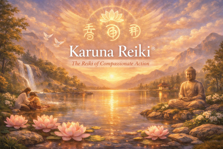 Karuna Reiki healing symbol and compassionate energy